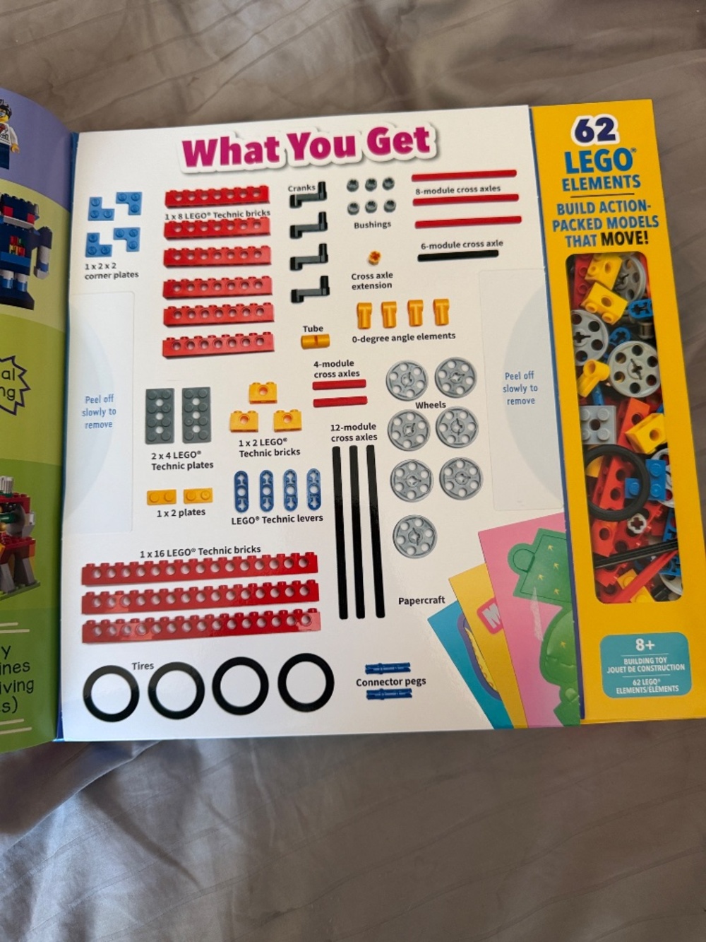NIB LEGO Gear Bots Klutz STEM Building Kit Create 8 Machines 62 Elements‎ 2020 - Picture 2 of 3